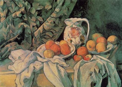 Paul Cézanne Nature morte au rideau 1899 1905 arte Cezanne Art