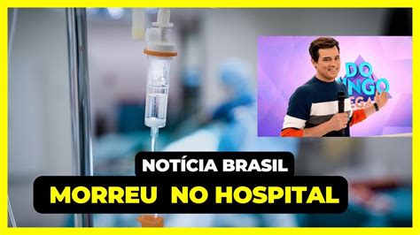 Domingo Legal Celso Portiolli SBT De Luto Infelizmente Morreu YouTube