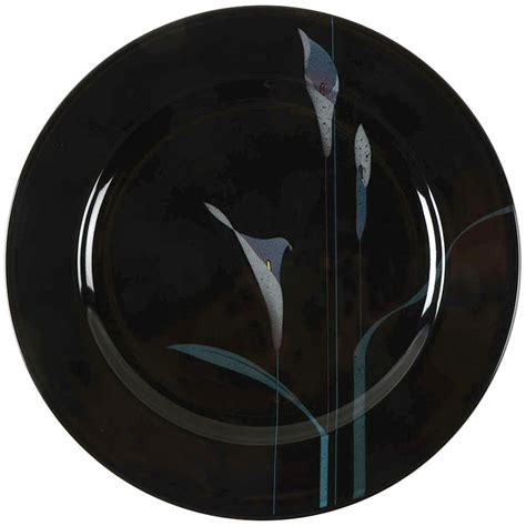 Opus Black Dinner Plate By Mikasa Replacements Ltd