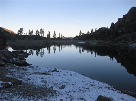 Rock Lake Plumas National Forest Spent The Weekend Backpa Flickr