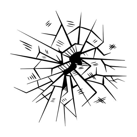 Doodle Crack Wall Crack Illustration 23782892 Vector Art At Vecteezy