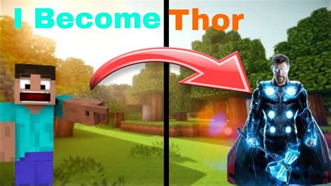 I Become Thor In Minecraft 1 YouTube