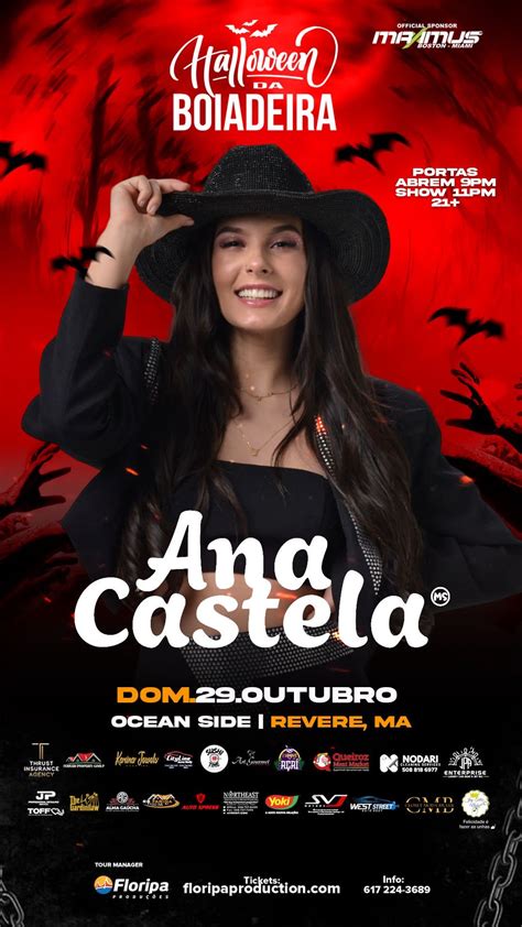 Agenda De Shows Da Ana Castela Revista Do Estudante