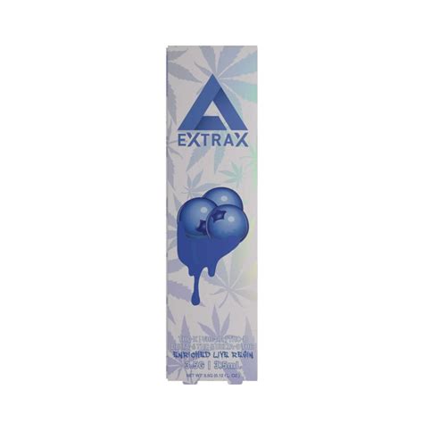 Delta Extrax Enriched Live Resin Disposable Blueberry Kush 3 5g