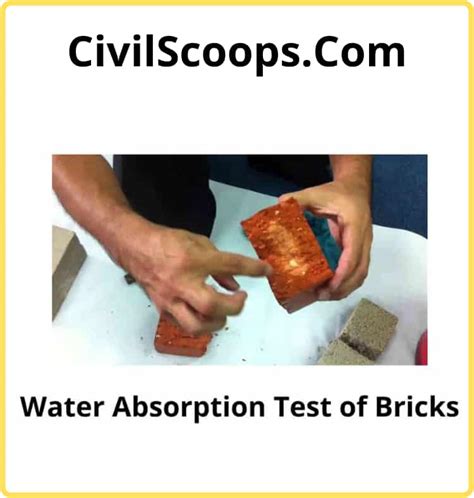 Types Of Tests On Bricks Civil Scoops