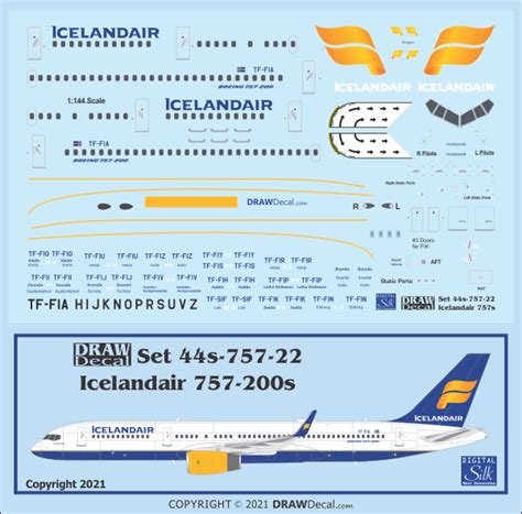 Icelandair S Draw Decal