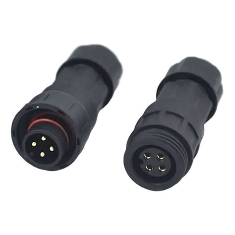 Conector Pinos Pd Imperme Vel Conjunto Macho E F Mea On Eletrica