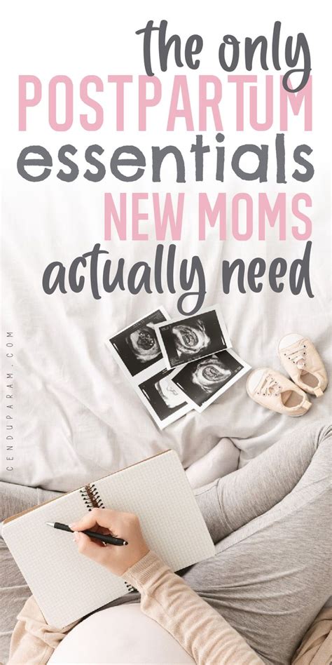 Postpartum Necessities For Mom After Birth Checklist Postpartum Care