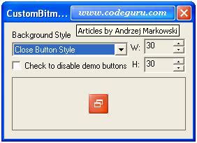 CCustomBitmapButton MFC Button Control CodeGuru