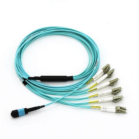 China Om Mpo Fiber Optic Patch Cord Core Mpo To Lc China Om Mpo