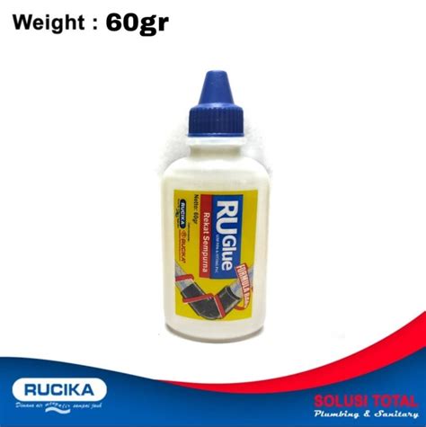 Jual Lem Botol Rucika Ruglue Pipa Pralon Pvc Gr Perekat Pipa Gram