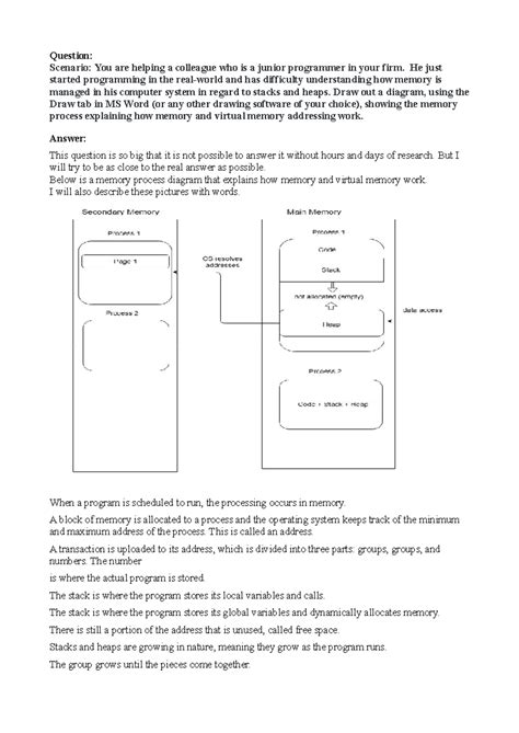 CS 2301 Assignment Unit 5 Question Scenario You Are Helping A