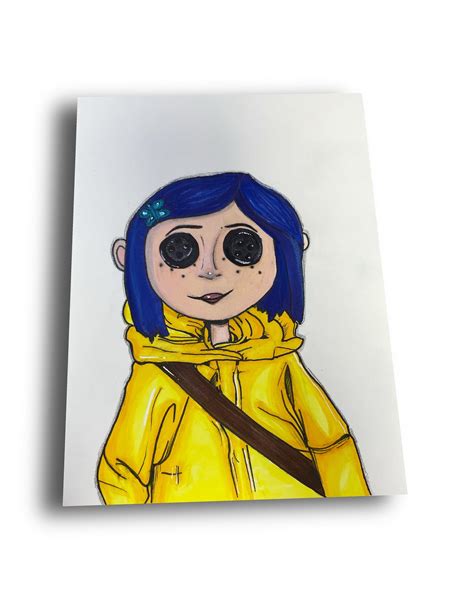 Coraline Drawing Coraline Doll Coraline Jones Desenhos Tim Burton