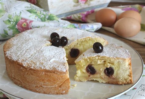 Torta Pasticciotto Con Crema E Amarene Ricetta Dolce Golosa