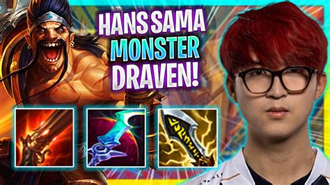 HANS SAMA IS A MONSTER WITH DRAVEN G2 Hans Sama Plays Draven ADC Vs