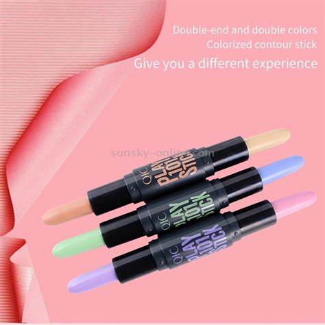 Qic Cosmetic Water Proof Double End Highlighter และ Shimmer Stick Concealer Face Makeup