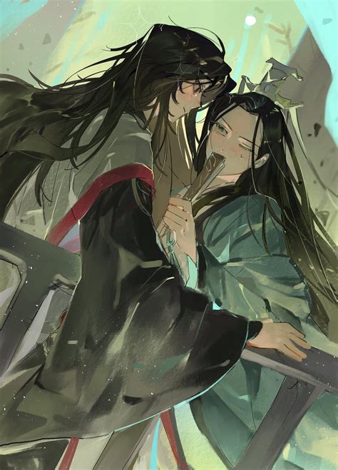 Luo Binghe And Shen Qingqiu Renzha Fanpai Zijiu Xitong Drawn By Daae