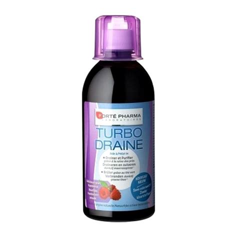 TurboDraine Minceur Framboise 500ml Forté Pharma Parapharmacie Tu