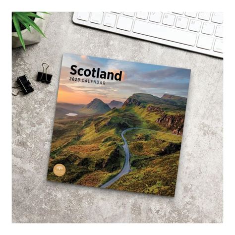 Buy 2023 Scotland Wall Calendar By Bright Day 12x12 Inch Beautiful