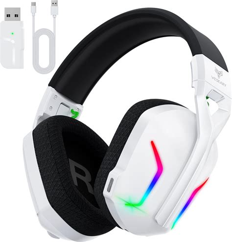 Weseary Wg1 2 4g Wireless Gaming Headset Mit Mikrofon Für Ps5 Ps4 Pc