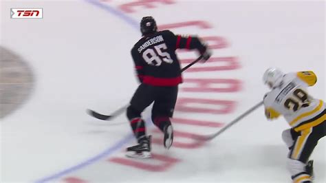 Drake Batherson With A Goal Vs Pittsburgh Penguins Ottawa Senators