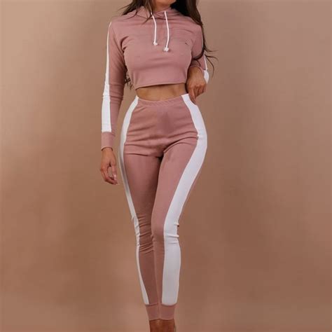 2020 Satin Two Piece Set Tracksuit For Women Elegant Top And Pants Set Womens Casual Sweat Suits