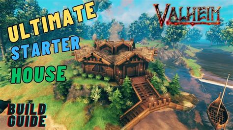 An Epic Build Building The Ultimate Starter House In Valheim Youtube