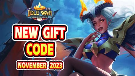 Idle War New Redeem Code Idle War Legendary Heroes New Gift Code