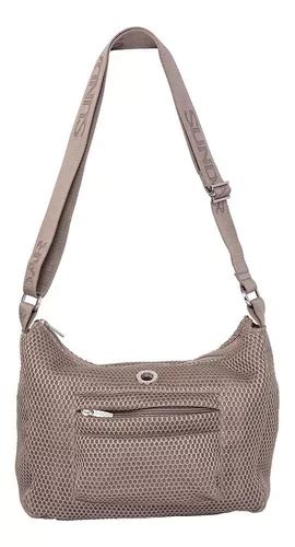 Bolsa Sundar Martina Originales Crossbody Beige Meses Sin Inter S