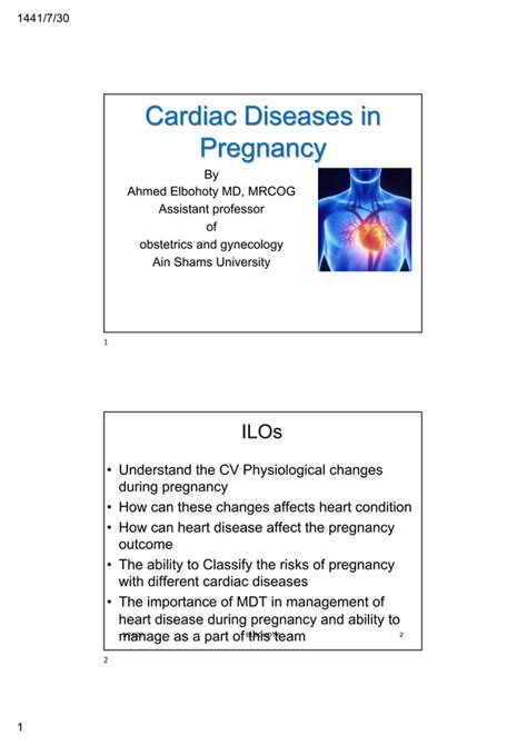 Cardiac Disease In Pregnancy Pdf