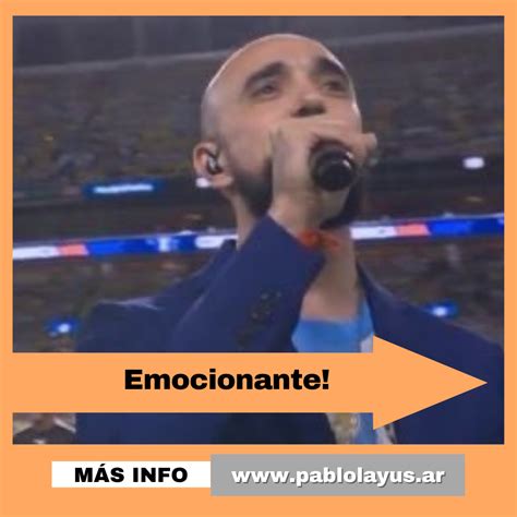 Así Cantó El Himno Argentino Abel Pintos En La Final De La Copa América