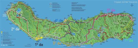 Mapa San Miguel Azores - Mapa Asia