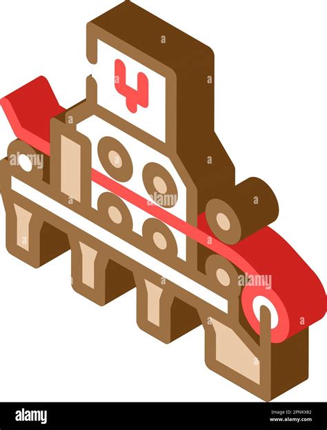 Hot Strip Mill Steel Production Isometric Icon Vector Illustration Stock Vector Image Art Alamy