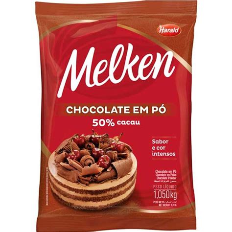 Chocolate Em Pó 50 Cacau 1kg Harald Melken Shopee Brasil