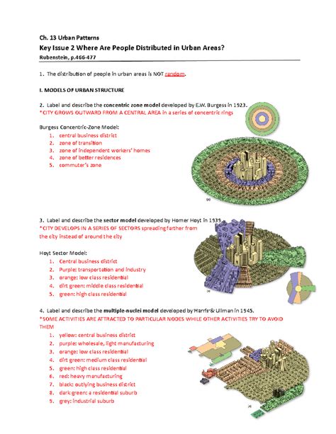 Chapter 13 2 AP Human Geography Ch 13 Urban Paerns Key Issue 2 Where