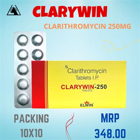 Clarithromycin Mg Tablets Packaging Size X At Rs Box In