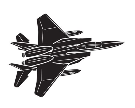 Military Plane Clipart Black And White