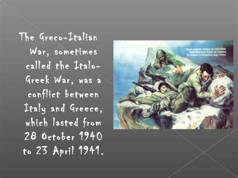 The greco italian war 1940