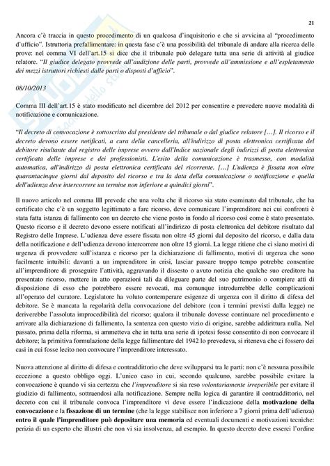 Lezioni Appunti Di Diritto Fallimentare