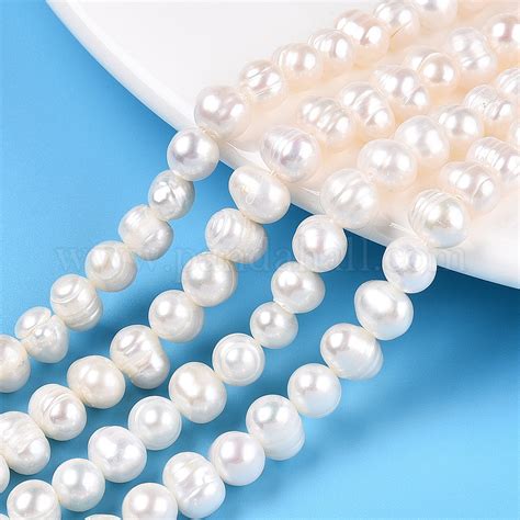 Wholesale Natural Cultured Freshwater Pearl Beads Strands Pandahall