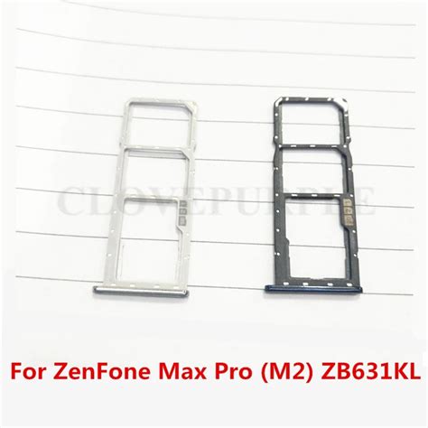 Sim Card Holder Tray Card Slot For Asus Zenfone Max Pro M Zb Kl