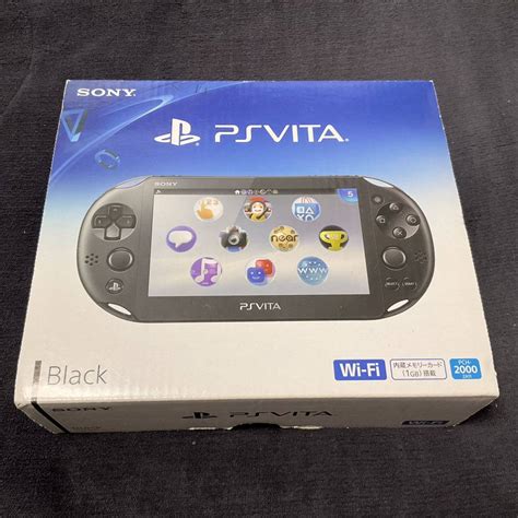 【傷や汚れあり】ps Vita Playstation Vita Wi Fiモデル ブラック Pch 2000 本体のみ 傷ありの落札情報詳細