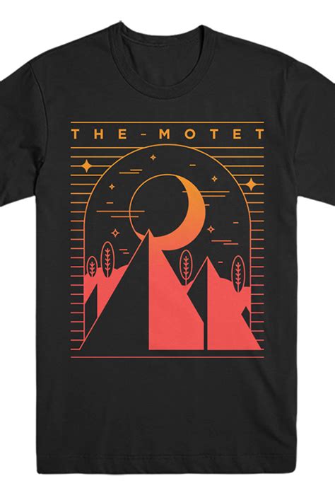 Midnight Tee (Black) T-Shirt - The Motet T-Shirts - Online Store on ...