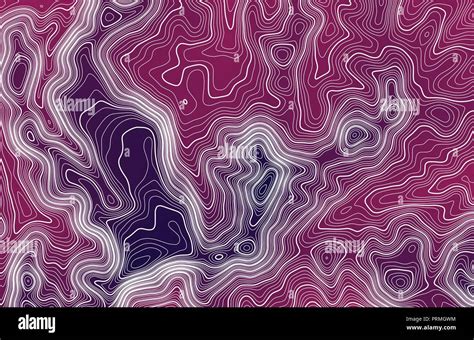 Topographic Map Background With Space For Copy Line Topography Map