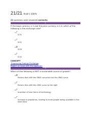 Macroeconomics Milestone 4 Docx 21 21 That S 100 RETAKE 21 Questions