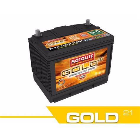 Motolite GOLD DIN 55 21mos Warranty Maintenance Free Car Automotive