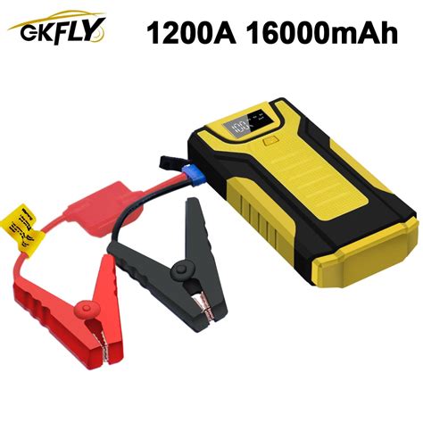 Gkfly D Marreur De Saut De Voiture Chargeur De Voiture Portable Haute