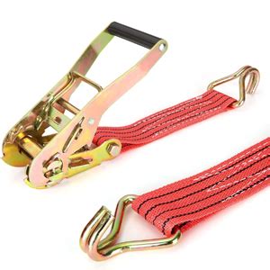 Amazon DAJAVE 4 Pack 2 Inch Heavy Duty Ratchet Straps 20Ft Tie