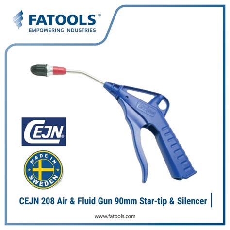 Jual Cejn Air Blow Gun Fluid Gun Mm Star Tip Tube And Silencer