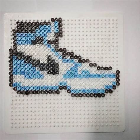 Nike Shoe Hama Beads By Wazzajay Hama Beads Beading Patterns